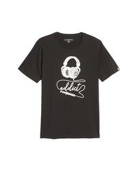 Cult of Individuality Addict Cotton Graphic Tee In Black At Nordstrom