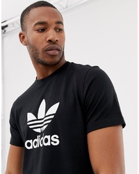 adidas Originals Adicolor T Shirt With Trefoil Logo In Black Cw0709