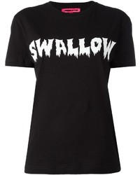 MCQ Alexander Ueen Swallow Print T Shirt