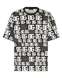 Dolce & Gabbana All Over Dg Logo Print T Shirt