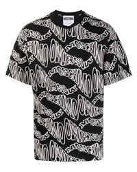 Moschino All Over Graphic Logo T Shirt