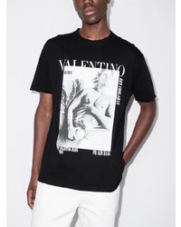 Valentino Archive Print Cotton T Shirt