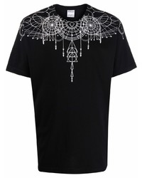 Marcelo Burlon County of Milan Astral Wings Regular T Shirt Black White