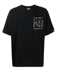 A Bathing Ape Bape Ink Print Cotton T Shirt