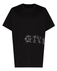 Givenchy Barbed Wire Cotton T Shirt