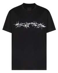 Givenchy Barbed Wire Print T Shirt