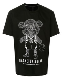 Blackbarrett Basketball Bear Graphic T Shirt