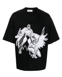 Lanvin Batman Print Short Sleeved T Shirt