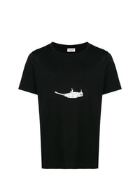 Saint Laurent Bird Graphic Print T Shirt