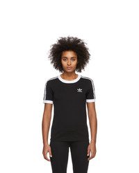 adidas Originals Black 3 Stripes T Shirt