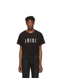 Amiri Black And White Logo Core T Shirt