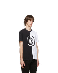 Neil Barrett Black And White New Logo T Shirt