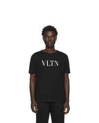 Valentino Black And White Vltn T Shirt