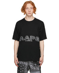 AAPE BY A BATHING APE Black Bandana T Shirt