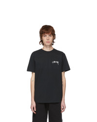 Stussy Black Bloom T Shirt