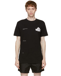 Off-White Black Blur Logo T Shirt