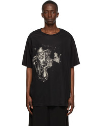 Yohji Yamamoto Black Cellulose T Shirt