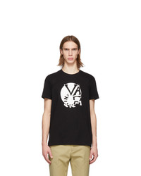 Valentino Black Circle Logo T Shirt