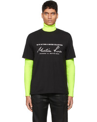 Martine Rose Black Classic Logo T Shirt