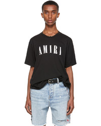 Amiri Black Core Logo T Shirt