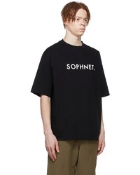 Sophnet. Black Cotton T Shirt