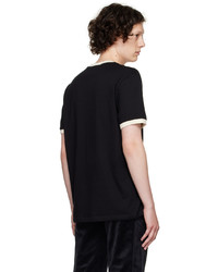 Sergio Tacchini Black Cotton T Shirt