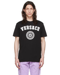Versace Black Cotton T Shirt