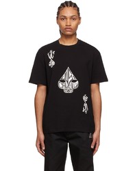 Just Cavalli Black Cotton T Shirt