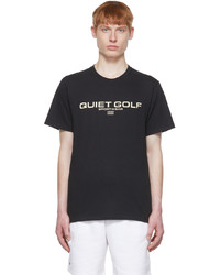 Quiet Golf Black Cotton T Shirt