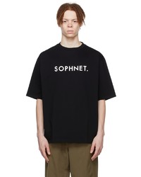 Sophnet. Black Cotton T Shirt