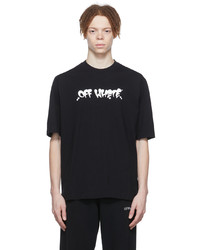 Off-White Black Cotton T Shirt