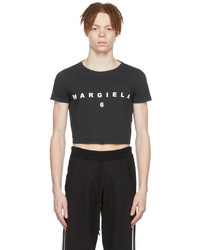 MM6 MAISON MARGIELA Black Cotton T Shirt