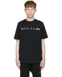 1017 Alyx 9Sm Black Cotton T Shirt