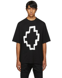 Marcelo Burlon County of Milan Black Cross Print T Shirt