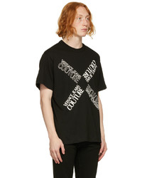 VERSACE JEANS COUTURE Black Cross T Shirt