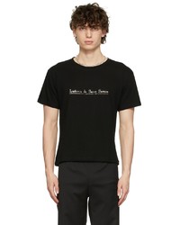 Ludovic De Saint Sernin Black Crystal Logo T Shirt