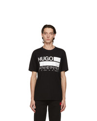 Hugo Black Dangri T Shirt
