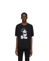 TAKAHIROMIYASHITA TheSoloist. Black Disney Edition Mickey Knit T Shirt
