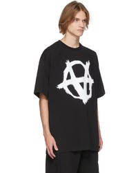 Vetements Black Double Anarchy T Shirt