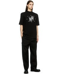 Boramy Viguier Black French Terry Print T Shirt