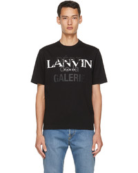 Lanvin Black Gallery Dept Edition Logo T Shirt