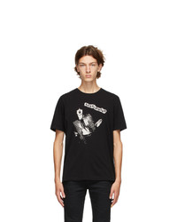 Saint Laurent Black Graphic T Shirt