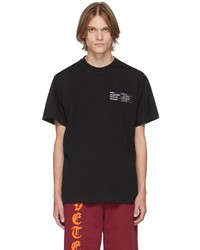 Vetements Black Human Identity T Shirt