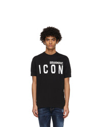 DSQUARED2 Black Ibrahimovic Edition Icon T Shirt