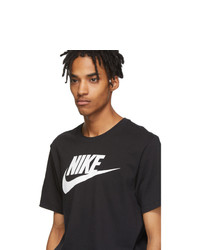 Nike Black Icon Futura T Shirt