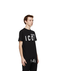 DSQUARED2 Black Icon T Shirt