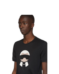 Fendi Black Karlito T Shirt