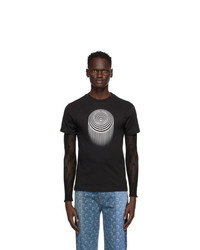 Marine Serre Black Large Optic Moon T Shirt