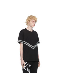 Givenchy Black Logo Chain T Shirt