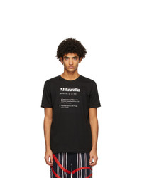 Ahluwalia Black Logo Definition T Shirt
